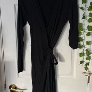 Banana Republic Black Long Sleeve Dress